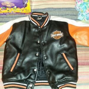 EUC BOYS HARLEY DAVIDSON JACKET SZ 4
